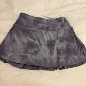 Baleaf Women's Athletic Skirt in Gray Tie-Dye